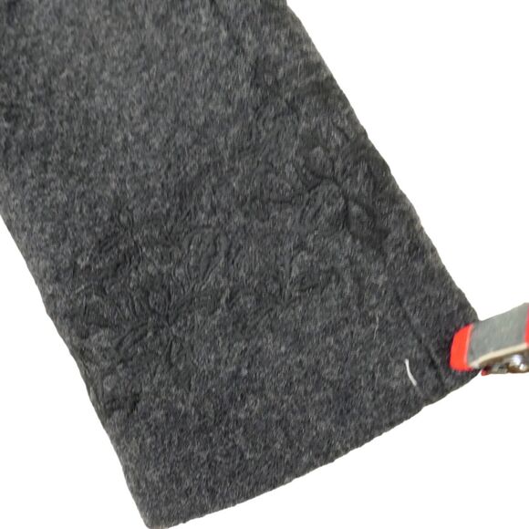 NWT Nanette Lepore 2XL 100% Wool Gray Embroidered Unlined Knee Length Coat - Picture 7 of 16